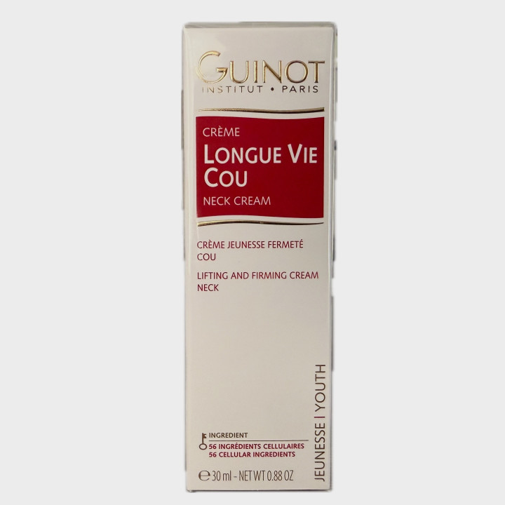 Guinot - Crème Longue Vie Cou  - www.france-beaute.fr